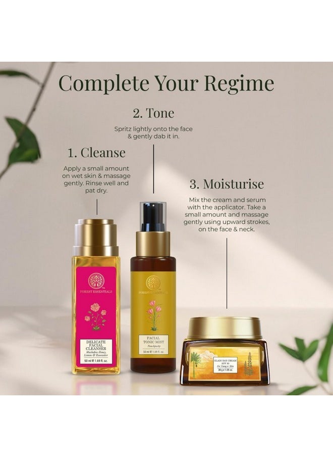 Eladi Day Cream With Spf 30 | Ayurvedic Cooling Face Cream For Acne Prone Skin | With Vitamin C Concentrate, Niacinamide, & Natural Zinc Bhasma