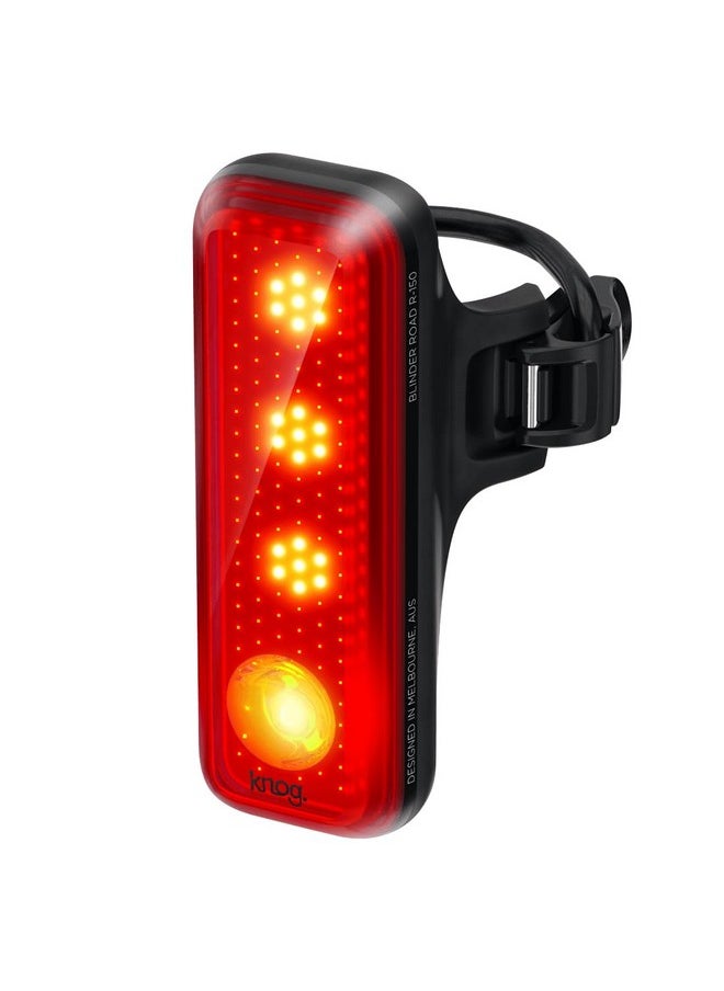 Blinder R-150 Usb Rechargeable Bike Tail Light - 150 Lumen Rear Bike Light With Strobe Led & Angled Beam For Maximum Visibility, 50-Hour Runtime, Bike Rear Light
