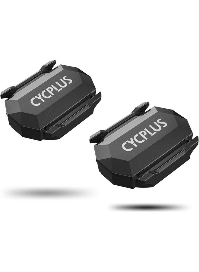 Cycling Speed And Cadence Sensor Bluetooth & Ant+ Wireless Bike Cadence Sensor Speed Ip67 Waterproof- C3 X 2