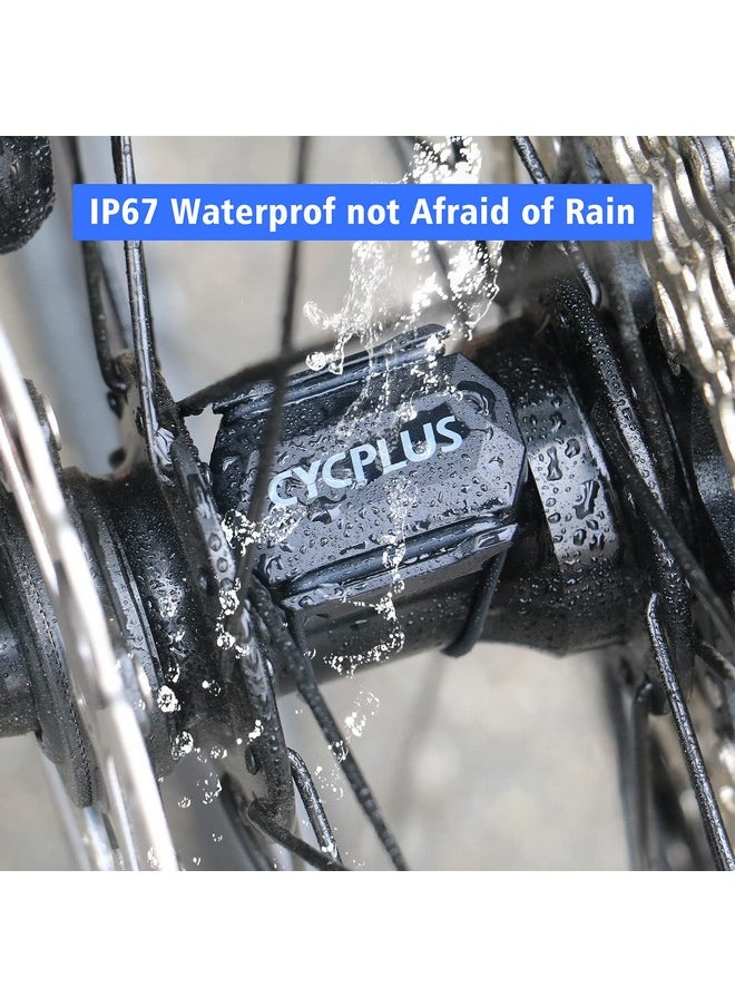 Cycling Speed And Cadence Sensor Bluetooth & Ant+ Wireless Bike Cadence Sensor Speed Ip67 Waterproof- C3 X 2