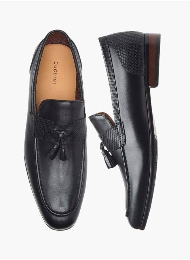Men's Tassel Detail Slip-On Loafers