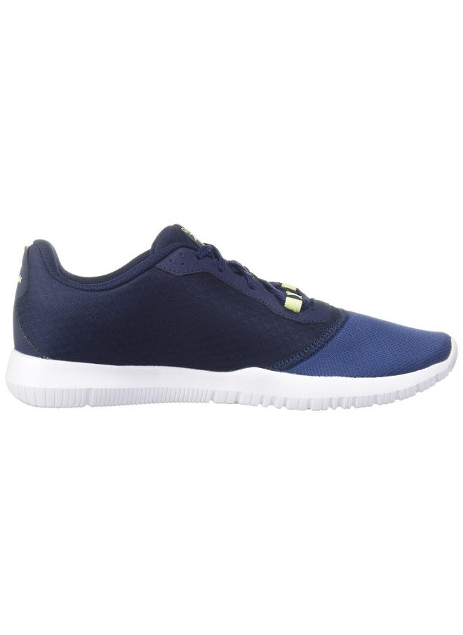 Men'S Edgility Runner Batikblue-Vectornavy-Energyglow-Spacergr Running Shoe-8 Kids Uk (Ga1330)