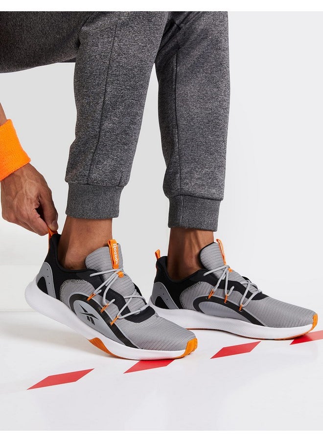 Men'S Comfort Infused Flat Grey-Black-Nacho Running Shoe-8 Kids Uk (Ey4003)