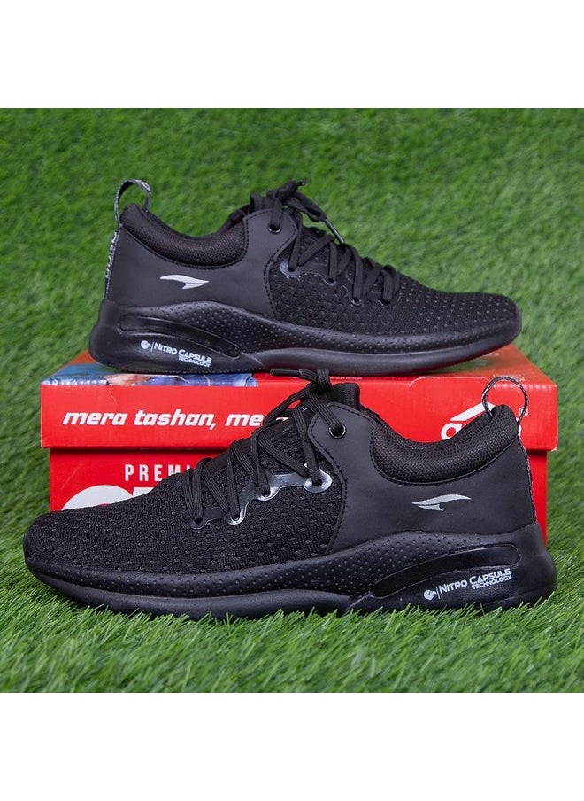 Men'S Easily Washable Lightweight & Orthopedic Memory Casual Creta-12 Running Shoes With Breathable Knitted Upper