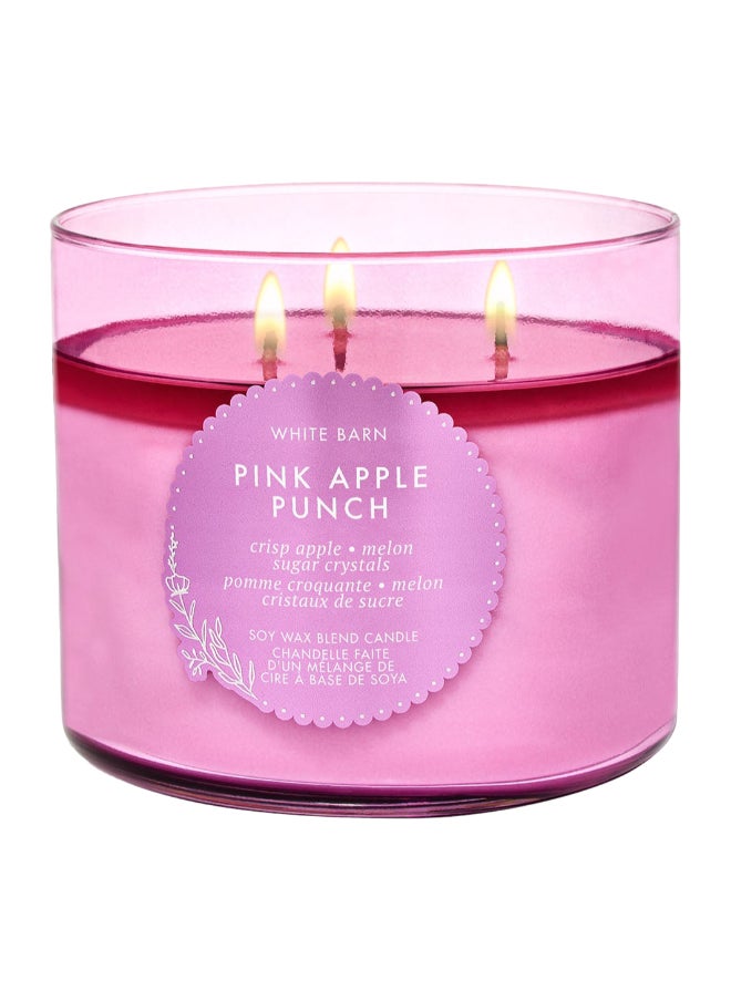 Pink Apple Punch 3-Wick Candle