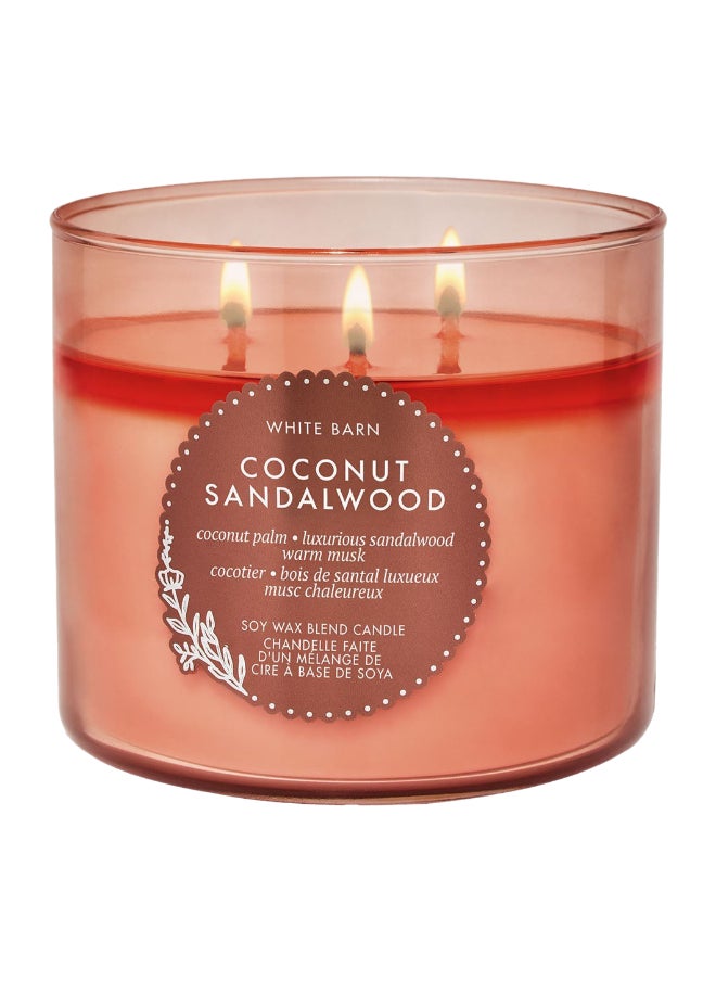 Coconut Sandalwood 3-Wick Candle