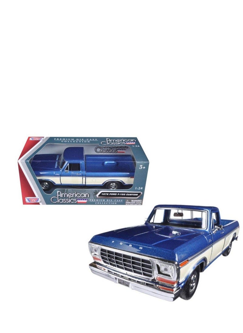 1:20 1979 FORD F150 PICK-UP MET BLUE/WHITE