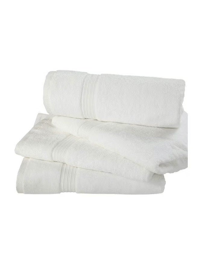 Bliss Casa 4-Piece Bath Towels, 100% Combed Cotton 550 GSM Superior Quality, Quick Dry Highly Absorbent Thick Soft Hotel Towles for Bath And Spa Bathroom Towel Set White 70x140cm White 70x140cm