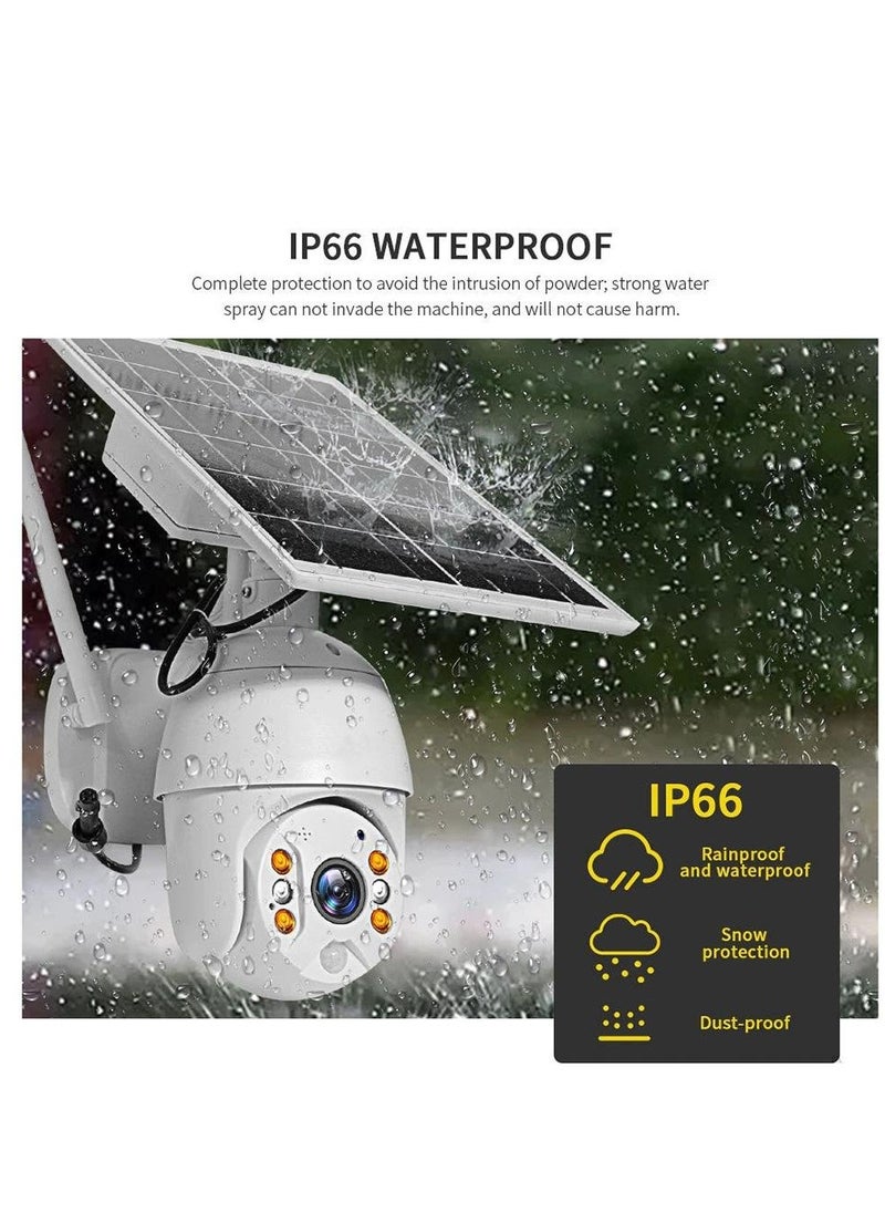 RBX-S10 Low power WIFI solar camera 1080P HD Solar Panel Outdoor Surveillance Waterproof CCTV Camera Smart Home Two-way Voice Intrusion Alarm