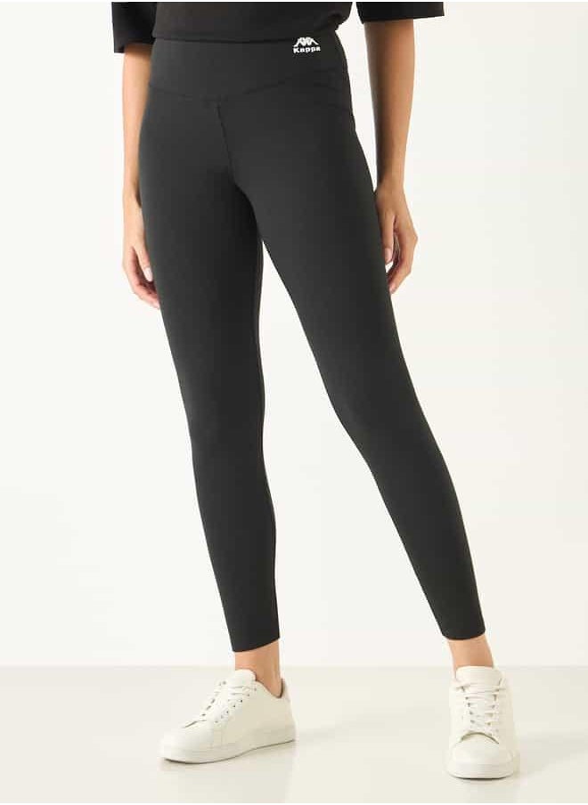 Kappa Logo Print Leggings with Elasticated Waistband