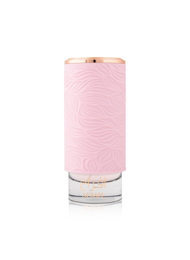 Afrah Sensual Eau De Parfum for Women, 100ml | Fruity & Floral Fragrance with Raspberry, Rose & Vanilla