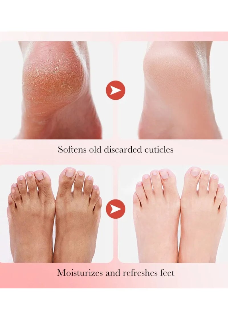 10 Pcs Vitamin C Nicotinamide Mask Set  5 Pcs Foot Masks 5 Pcs Hand Masks Vitamin C Moisturizing Brightening Hydrating Nourishing Skin Exfoliation Hand Foot Mask Repair Soften Calluses and Hard Skin Hand Foot Exfoliate Mask