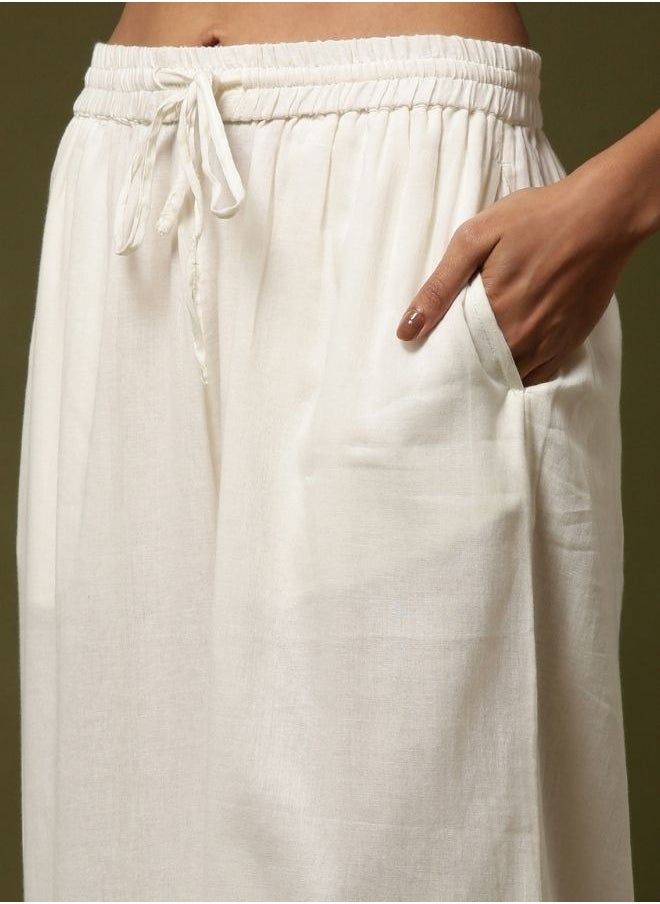 palazzo pant-off white