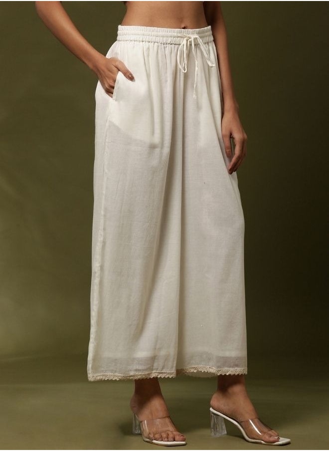 palazzo pant-off white