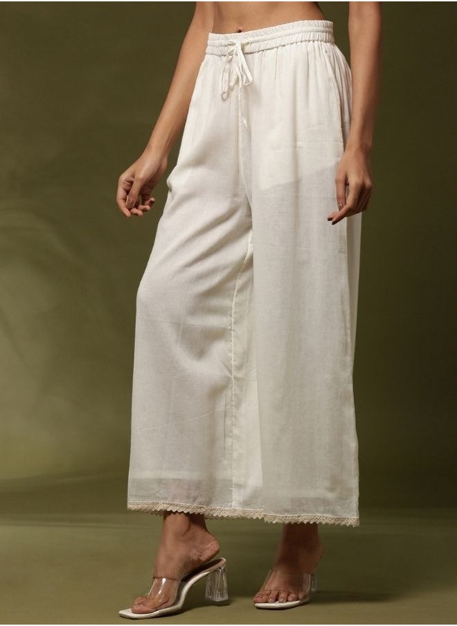 palazzo pant-off white