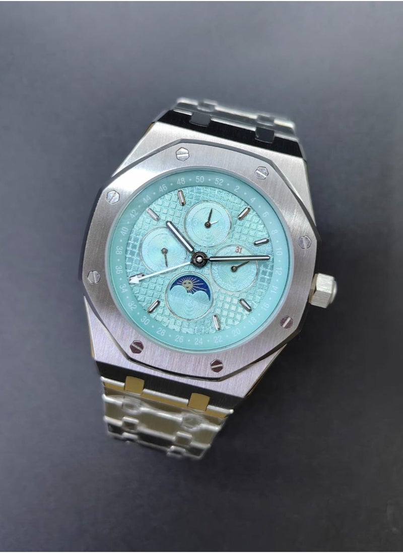 Modern Men's Stainless Steel Watch