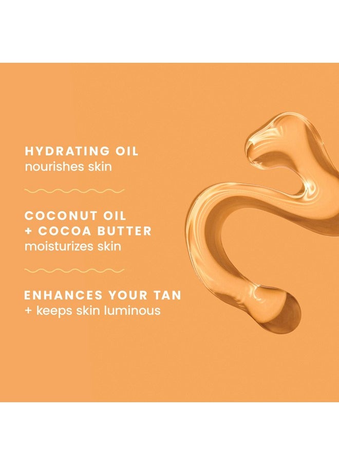 Hawaiian Tropic Dark Tanning Oil, 8oz | Moisturizing Body Oil, Tan Enhancer, Cocoa Butter Oil, Coconut Oil for Skin, Oxybenzone Free, 8oz each Twin Pack