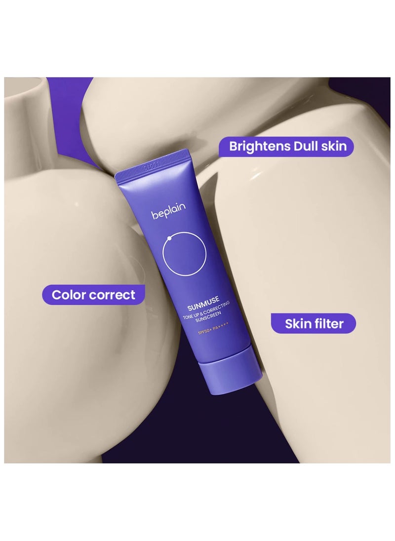 beplain Sunmuse Tone Up & Correcting Sunscreen SPF50+ PA++++ 50 ml