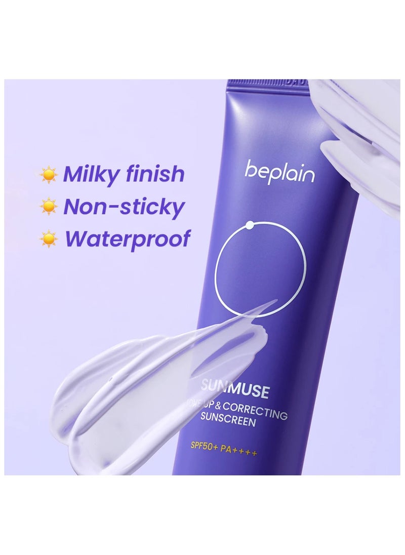beplain Sunmuse Tone Up & Correcting Sunscreen SPF50+ PA++++ 50 ml