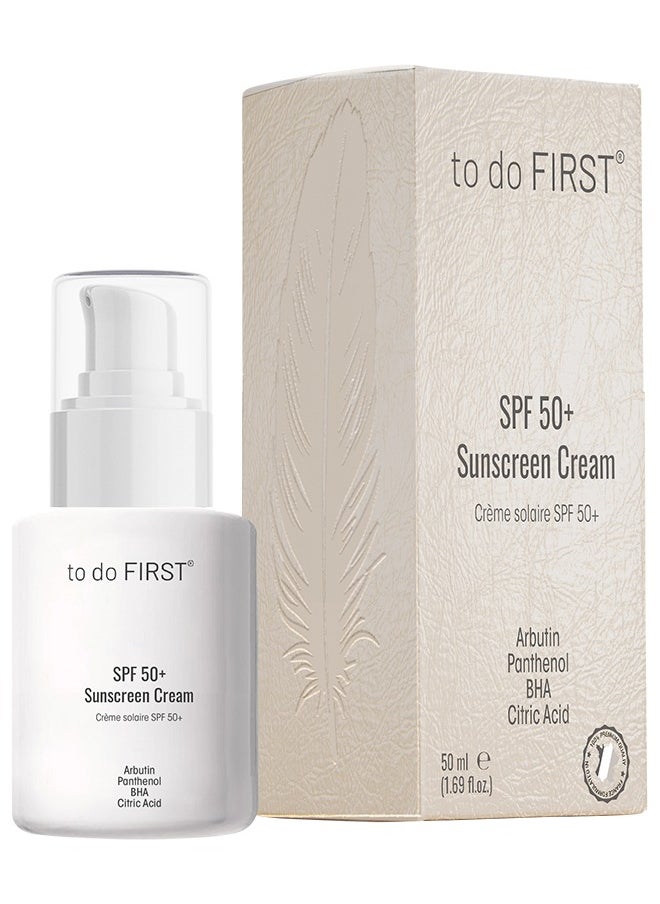 To Do First SPF50+ Sunscreen Cream