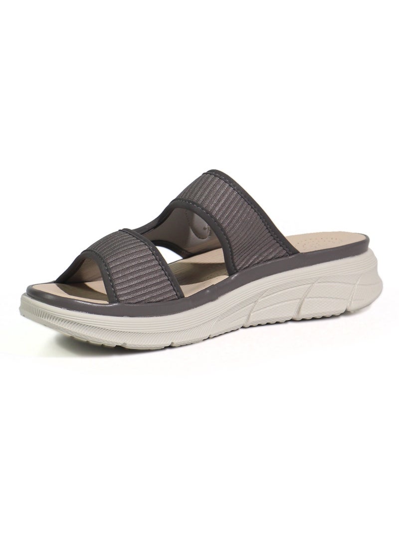 Monami Women's Slide Sandals - Super Comfy & Cushioned Slides for Women, Lightweight Soft Comfort Sandals with Arch Support, Stylish Casual Slides for Indoor, Outdoor, and Beach Wear