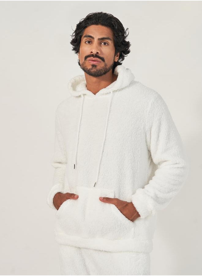 Fleece Hoodie & Cuffed Joggers Set