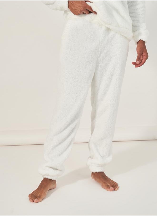 Fleece Hoodie & Cuffed Joggers Set