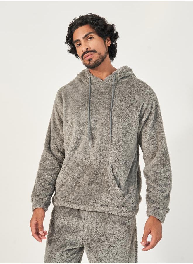 Fleece Hoodie & Cuffed Joggers Set