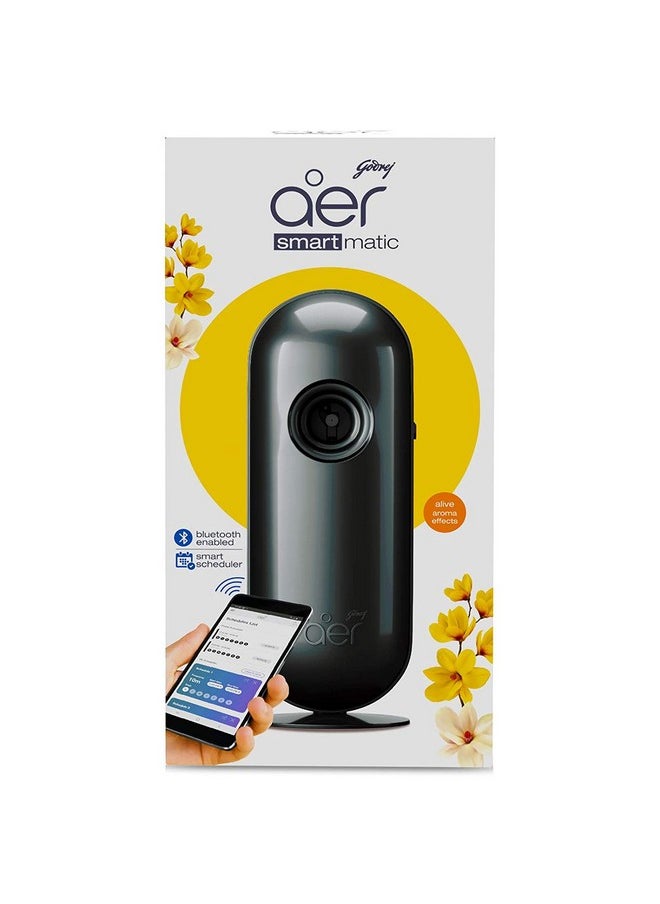 Godrej aer Smart Matic Kit - BLUETOOTH ENABLED Automatic Air Freshener spray| Alive (225ml)