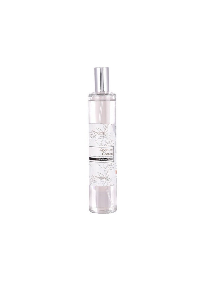 Rosemoore Egyptian Cotton 100 ml Scented Room Spray | Blending White Wood with Soft Musk | Enliven Your Rooms, Closets, Bathroom and Cloakrooms