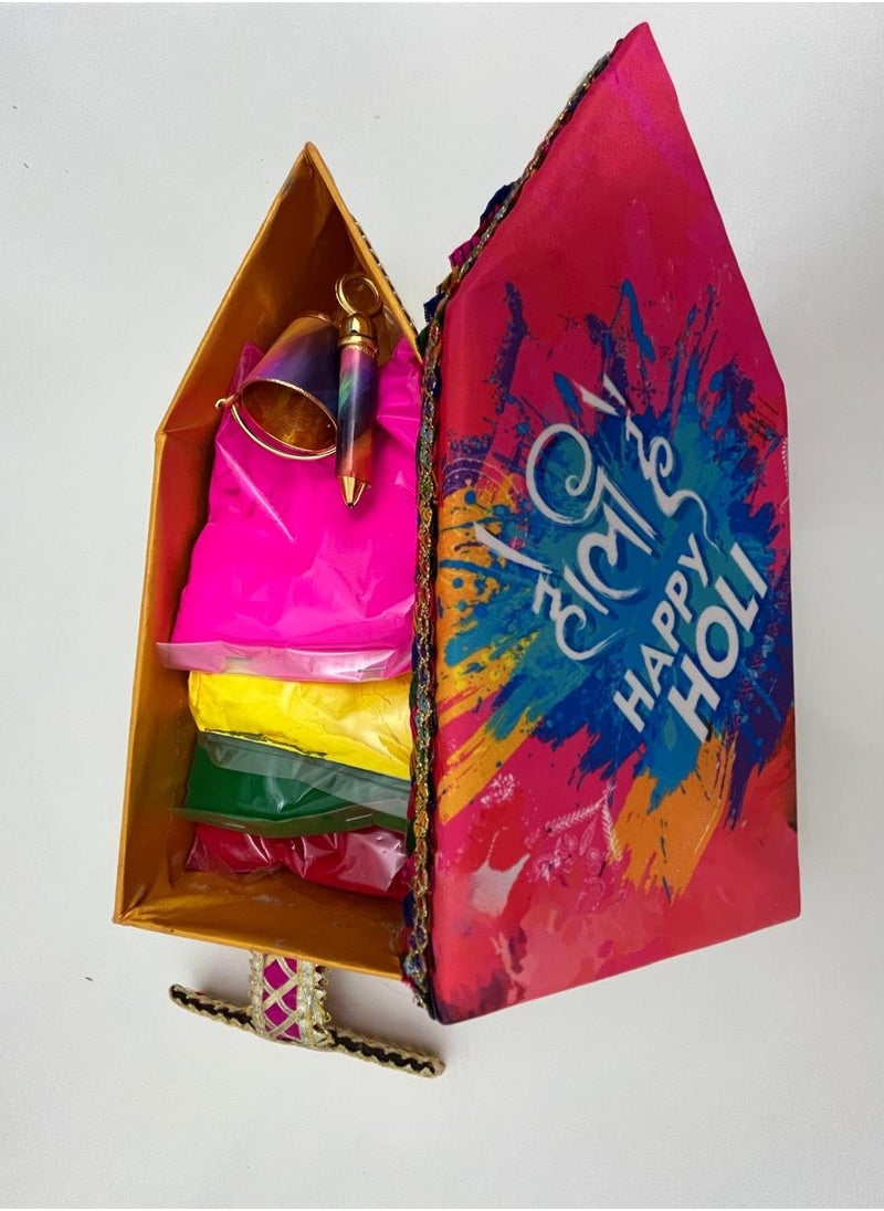 Holi Hamper Box with herbal colors
