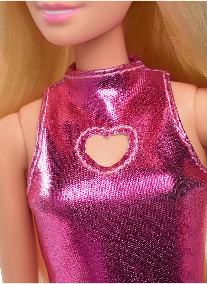 Fashionistas® Doll - Pink Dress Heart Cutout