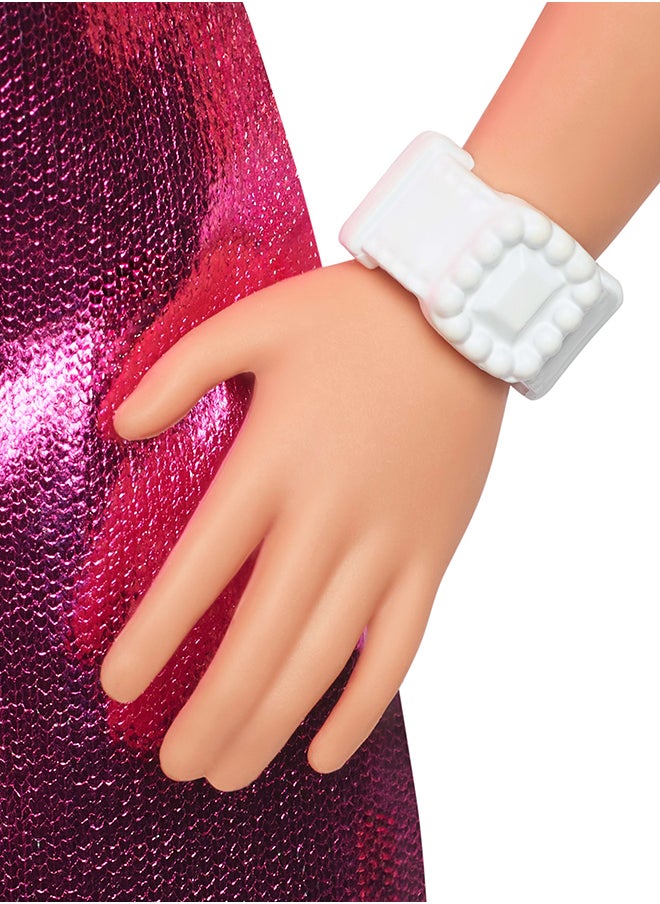 Fashionistas® Doll - Pink Dress Heart Cutout