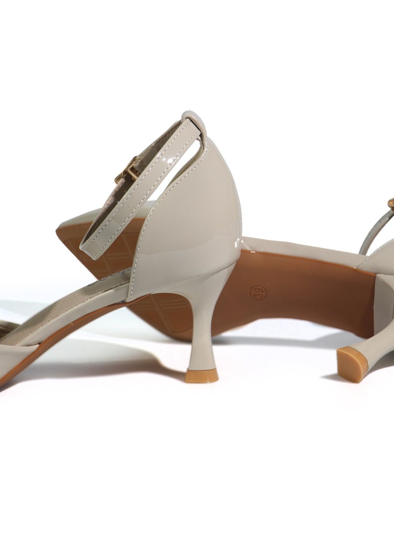 Women's high heel sandals | Open Toe, formal Slip-On heel for Girls & Ladies | Women's lightweight wedding party shoes, High Heel shoes