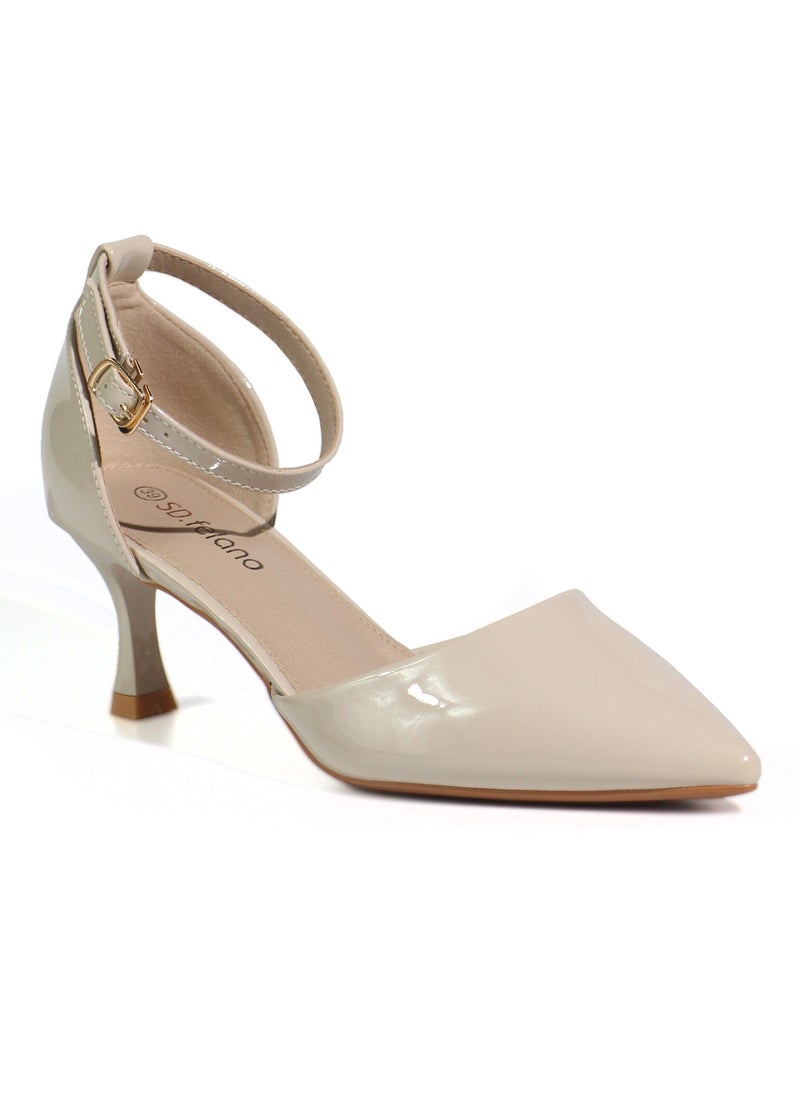 Women's high heel sandals | Open Toe, formal Slip-On heel for Girls & Ladies | Women's lightweight wedding party shoes, High Heel shoes