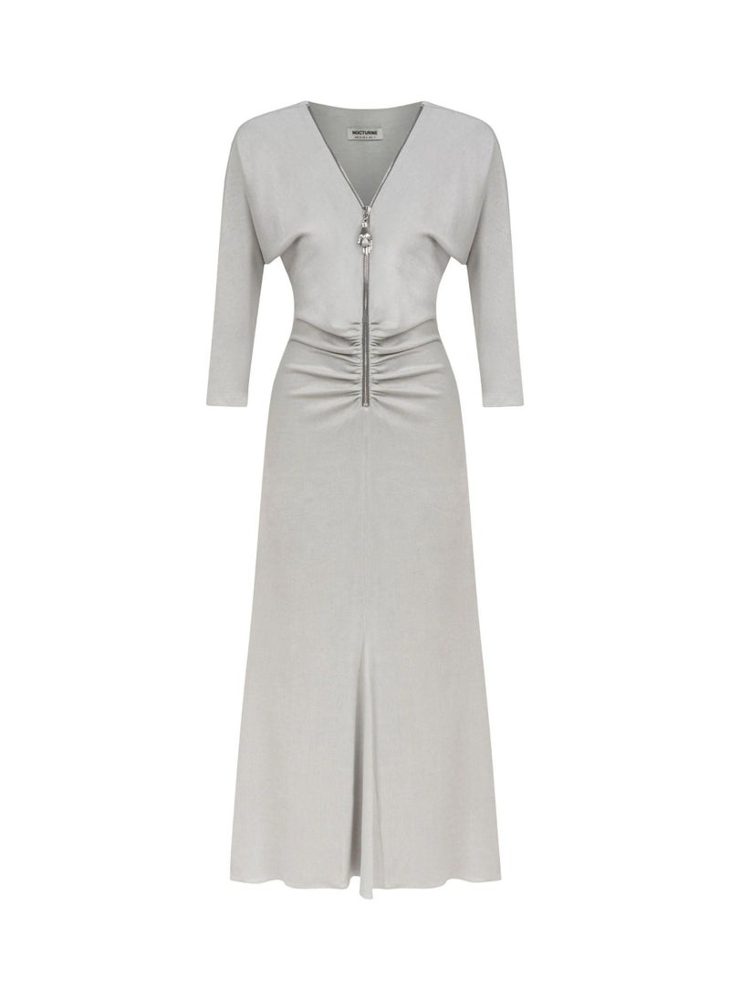 Zipper Front Dress