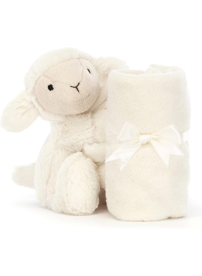 Jellycat Bashful Lamb Baby Stuffed Animal Security Blanket