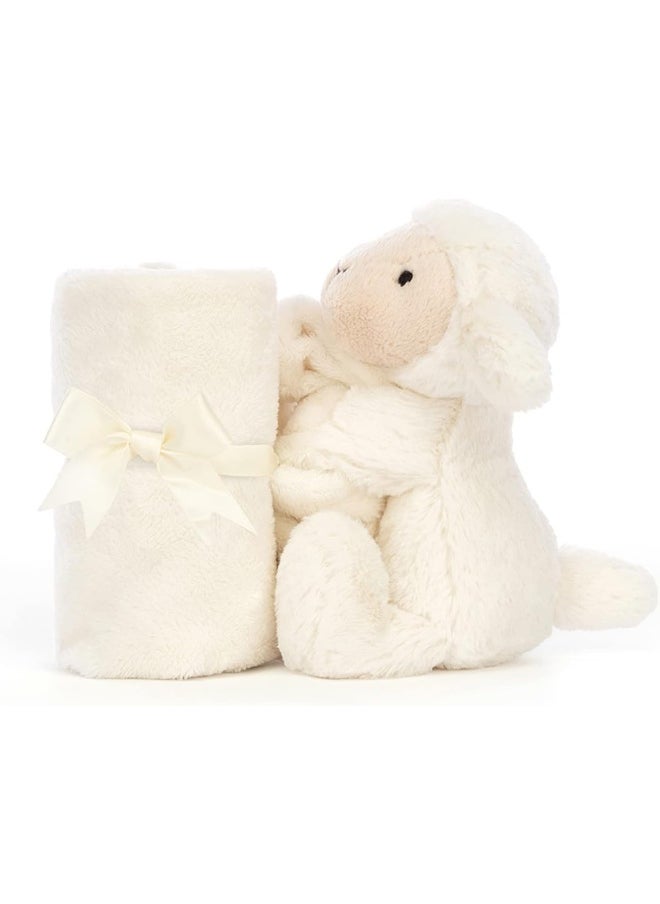 Jellycat Bashful Lamb Baby Stuffed Animal Security Blanket