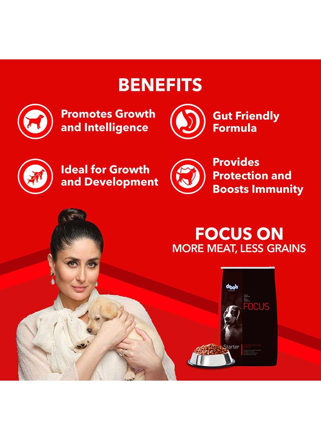 Focus Premiun Starter Dry Dog Food  Chicken 4Kg