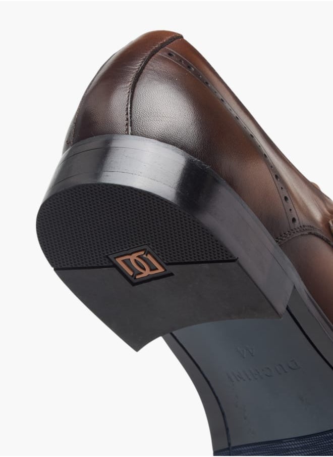 Men's Solid Slip-On Monk Shoes