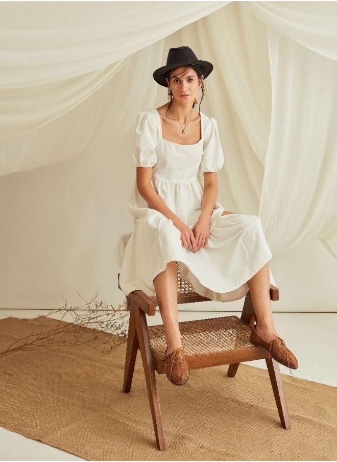 Tiered Cotton Dress