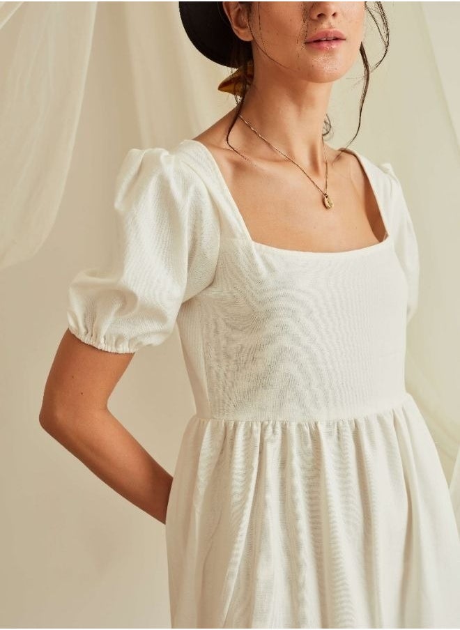 Tiered Cotton Dress