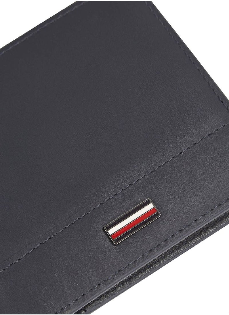 Men's Corporate Bifold Wallet - Leather, Blue