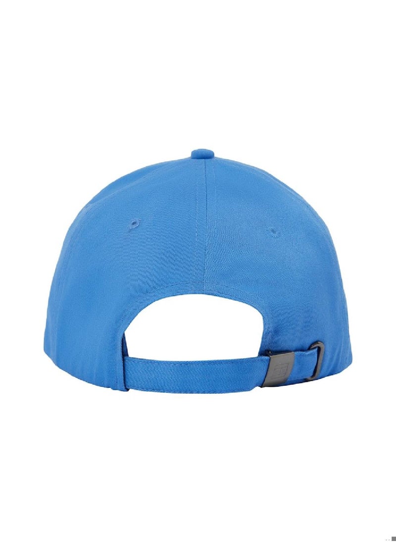 Men's Six-Panel Baseball Cap - Cotton, Blue