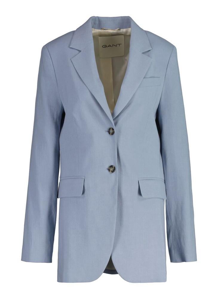 Regular Fit Stretch Linen Blazer
