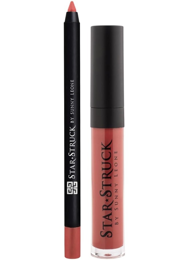 STAR STRUCK 2pc Lip Kit | Highly Pigmented, Clear Shine & Non-Sticky Formula Gloss with Longwear, One Stroke Application Liner | Baby Doll