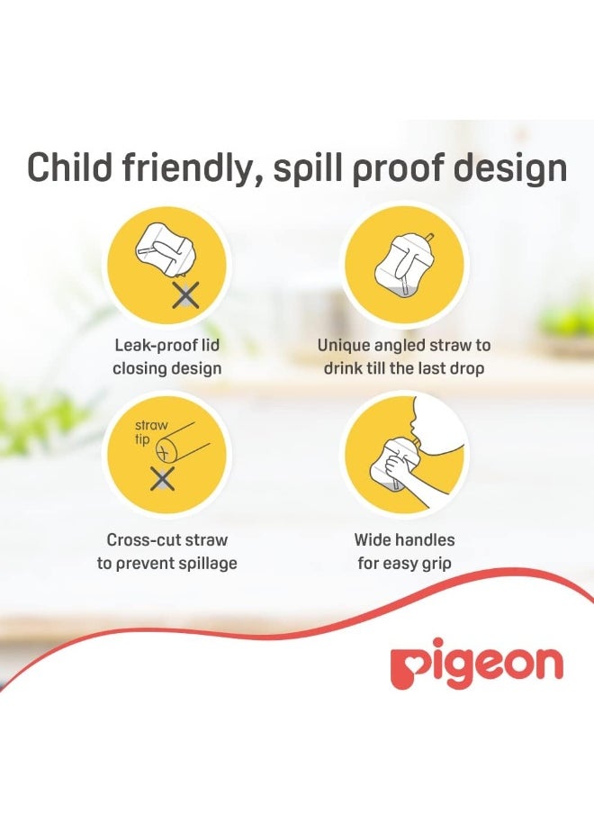 Magmag Straw Cup Step 3, Leak-Proof, Spill-Proof, Bpa Free, Green
