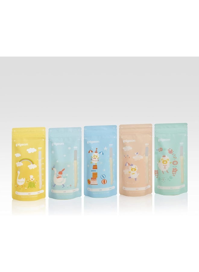 Breast Milk Storage Bags Animals 180Ml 25 Bags