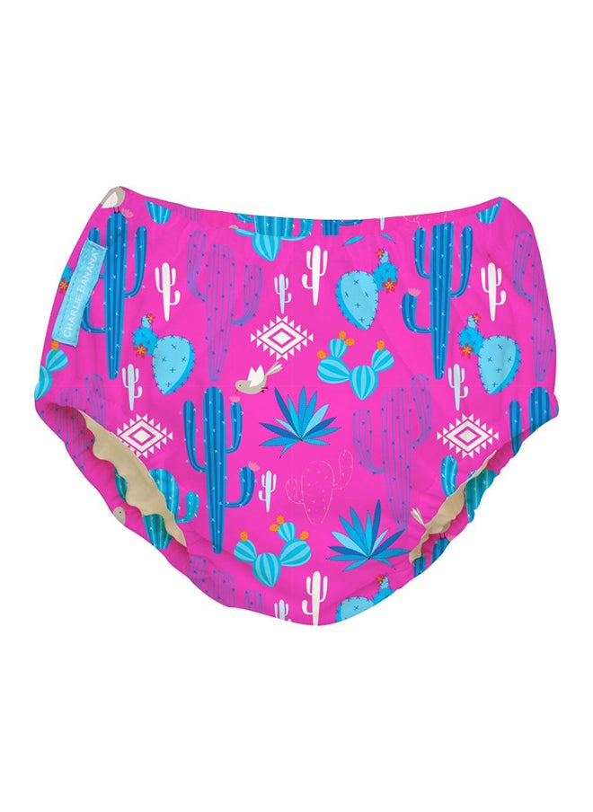 2 In 1 Swim Diaper And Traing Pants Cactus Rose X-Large