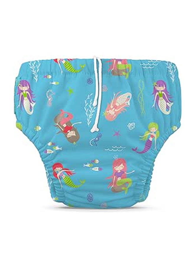 2 In 1 Swim Diaper And Traing Pants Mermaid Tiffany Medium